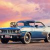 1970 Plymouth Barracuda Car Diamond Paintings