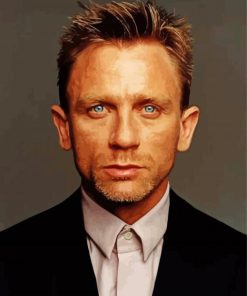 Actor Daniel Craig Diamond Paintings