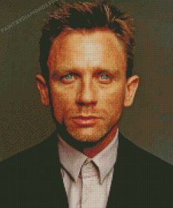 Actor Daniel Craig Diamond Paintings