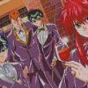 Aesthetic Yuyu Hakusho Diamond Paintings