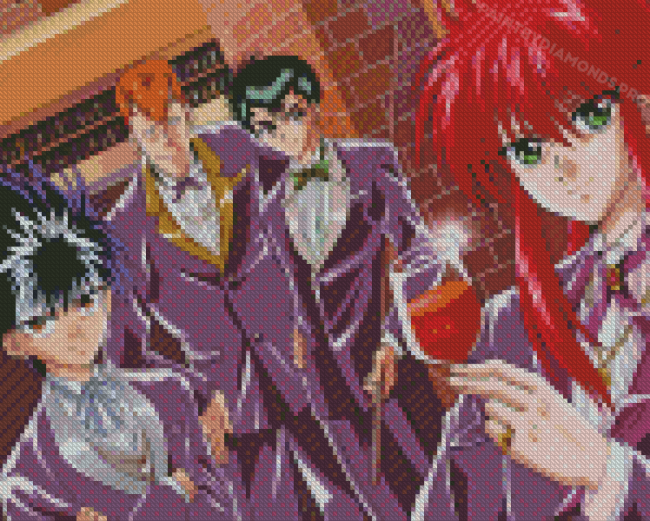 Aesthetic Yuyu Hakusho Diamond Paintings