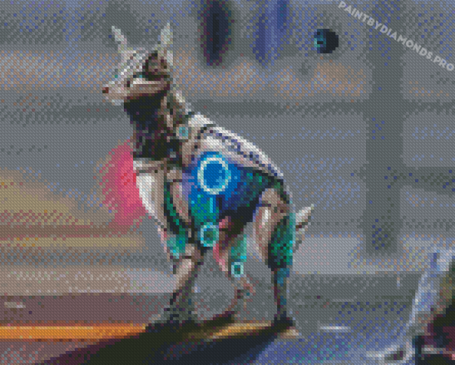 Aesthetic Robot Dog Diamond Paintings