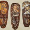 African Wood Masks Diamond Painting