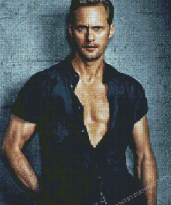 Alexander Skarsgard Swedish Actor Diamond Paintings