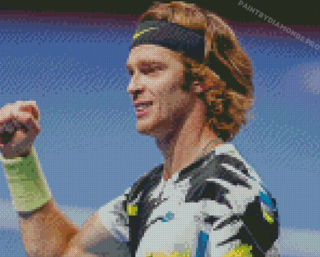 Andrey Rublev Player Diamond Paintings