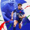 Antoine Dupont Rugby Player Poster Diamond Paintings