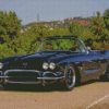 Black Corvette Diamond Paintings