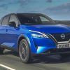 Blue Nissan Qashqai Diamond Paintings