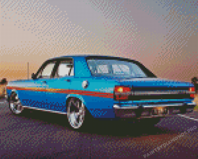 Blue Xy Ford Falcon Diamond Paintings