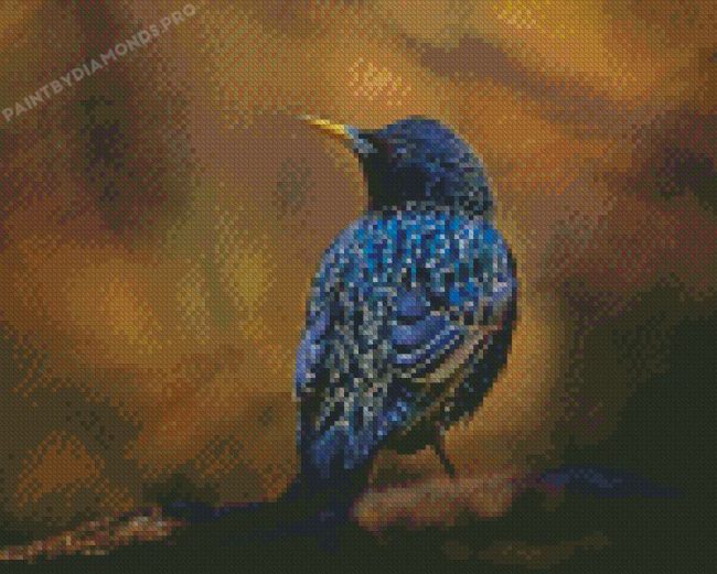 Blue Starling Diamond Paintings