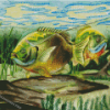 Blue Gill Fish Diamond Painting