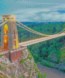 Bristol Clifton Suspension Bridge Diamond Paintings