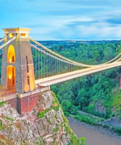 Bristol Clifton Suspension Bridge Diamond Paintings