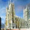 Canterbury Cathedral Art - Diamond Painting