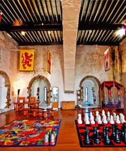 Carrickfergus Castle Inside Diamond Painting