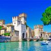 Castello Di Sirmione Lake Garda Diamond Painting