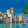 Castello Di Sirmione Lake Garda Diamond Painting