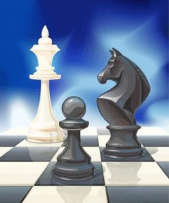 Chess Pieces Diamond Paintings