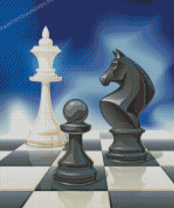 Chess Pieces Diamond Paintings