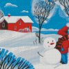 Christmas Scene Diamond Paintings