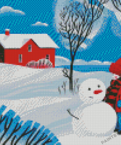 Christmas Scene Diamond Paintings