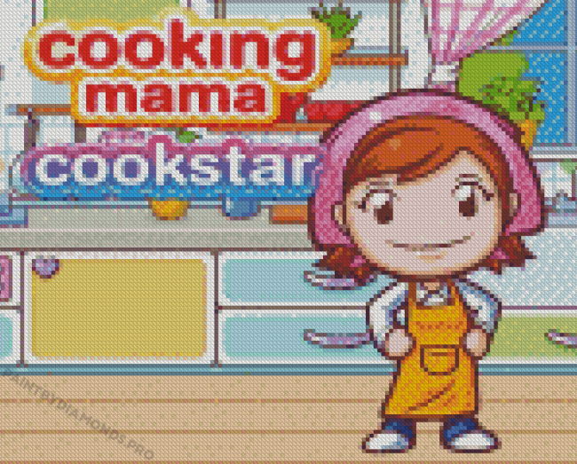 Cooking Mama Poster Diamond Paintings