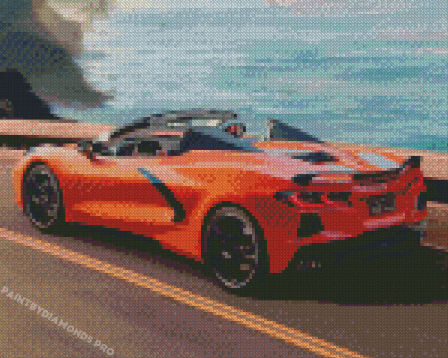 Corvette Car Diamond Painting