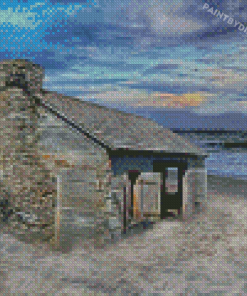 Cottage By The Sea Diamond Paintings