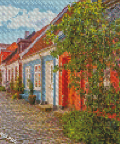 Denmark Aalborg Streets Diamond Paintings