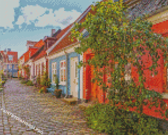 Denmark Aalborg Streets Diamond Paintings