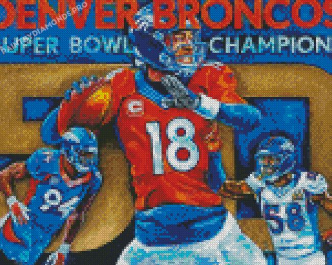 Denver Broncos Diamond Paintings