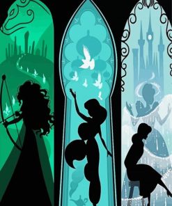 Disney Silhouette Diamond Paintings