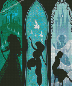 Disney Silhouette Diamond Paintings