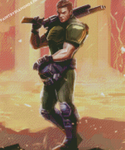 Doomguy Art Diamond Painting