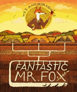 Fantastic Mr Fox Film Poster Diamond Paintings