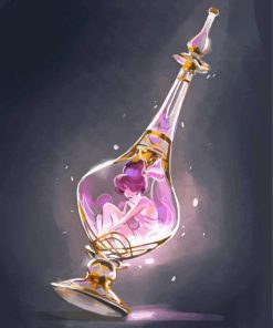 Fantasy Genie In A Bottle Diamond Paintings