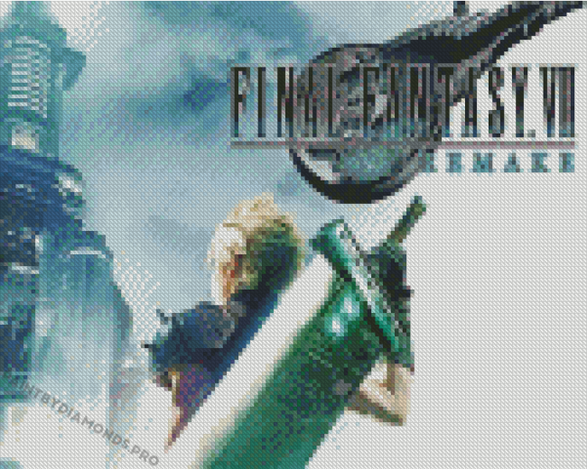 Final Fantasy VII Poster Diamond Paintings