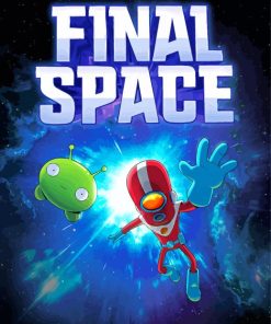 Final Space Poster Diamond Paintings