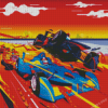 Formula One Racing Art Diamond Paintings