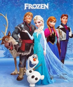 Frozen Poster Diseny Film Diamond Paintings