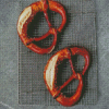 German Pretzels Bread Diamond Paintings