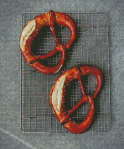 German Pretzels Bread Diamond Paintings