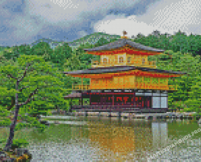 Golden Palace Japan Diamond Paintings