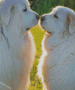 Great Pyrenees Dogs Lovers Diamond Paintings