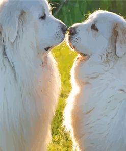 Great Pyrenees Dogs Lovers Diamond Paintings