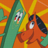 Gumby And Pokey Diamond Paintings