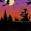 Halloween Landscape Diamond Paintings