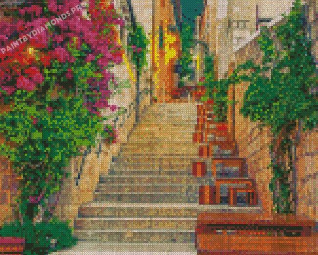 Hvar Alleys Photography Diamond Paintings