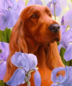 Irish Setter Art Diamond Painting