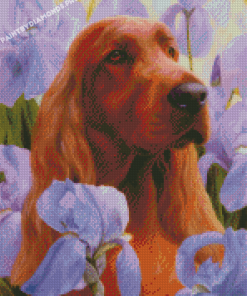 Irish Setter Art Diamond Painting